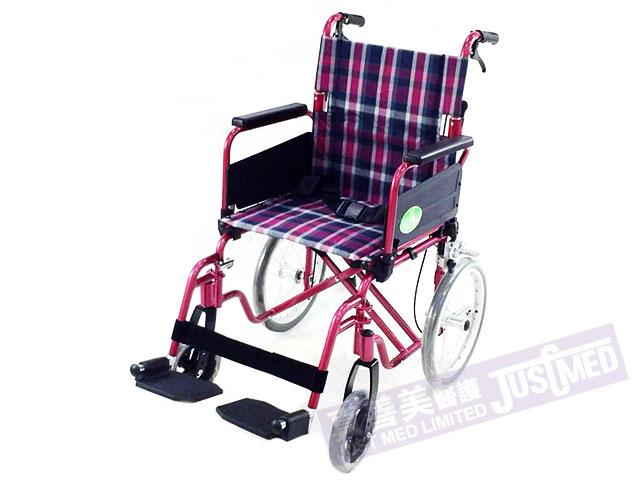 Alpha® 鋁合金助推式輪椅 (紫色)