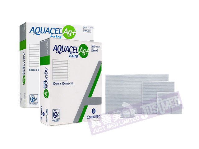 康復寶 AQUACEL® Ag+ Extra 銀離子抗菌親水性纖維敷料