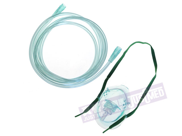 台灣PVC氧氣面罩連喉管(小童)