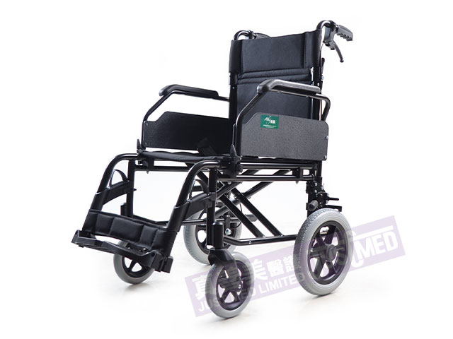 Able愛保 鋁合金助推式輪椅 (黑色) 