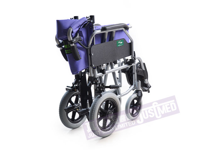 Able愛保 鋁合金助推式輪椅 (紫色) 